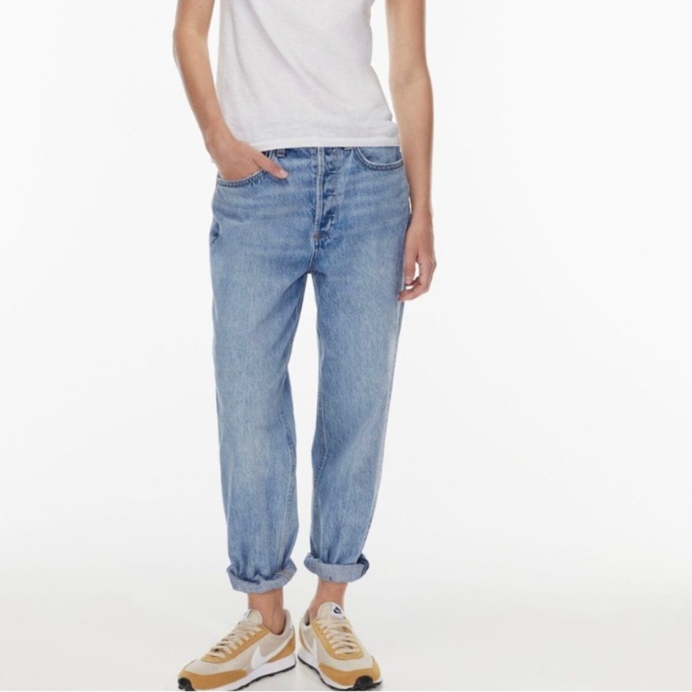Denim Forum The Boyfriend High Rise Loose 26L Size 31 New